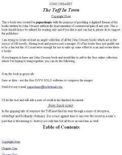 John Creasey - The Toff In Town