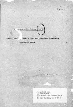 Конрад Мейер-Хетлинг - Генеральный план «Ост»